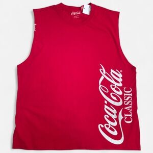 Forever 21 X Coca Cola NWT Bold Red Men's Tank Top XL